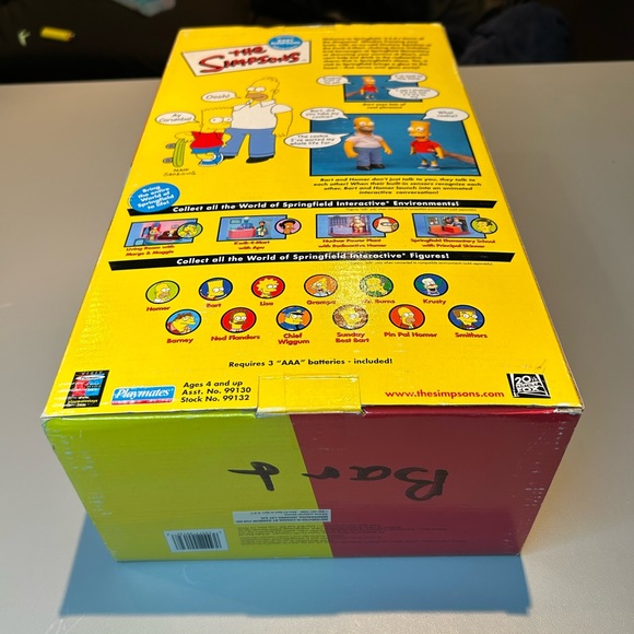 The Simpsons BART Talking Doll Playmates 2000 Interactive Y2K Rare Collectible - Picture 10 of 16